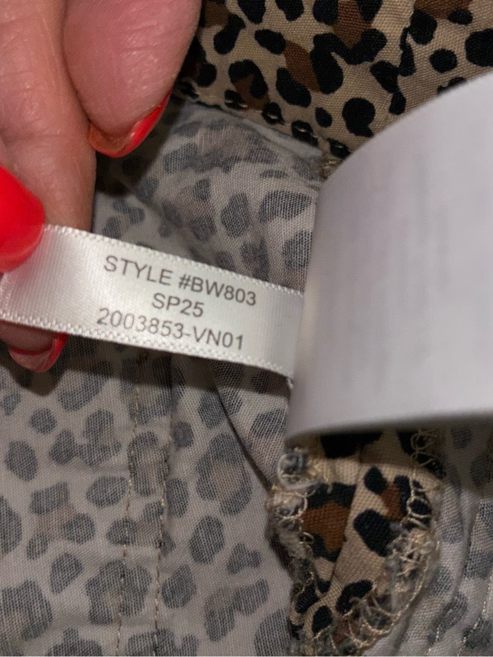 J Crew Pants Leopard Linen Blend Lizzie High Rise Wide Leg Sz 30 - Picture 4 of 9